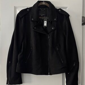 Banana Republic Black Suede Jacket